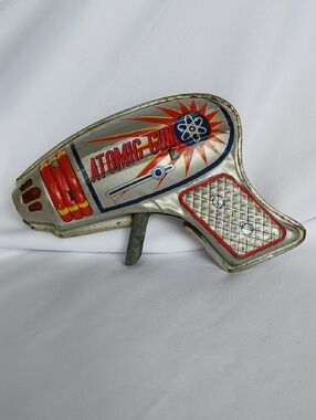 Vintage Atomic Gun Tin Toy Japan